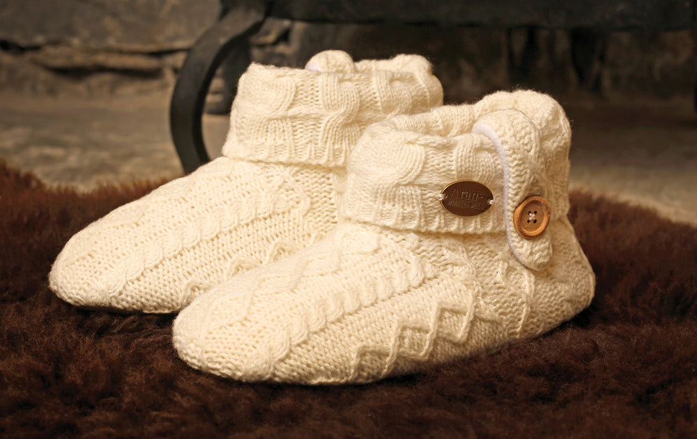 Kids Knitted Boot Slippers