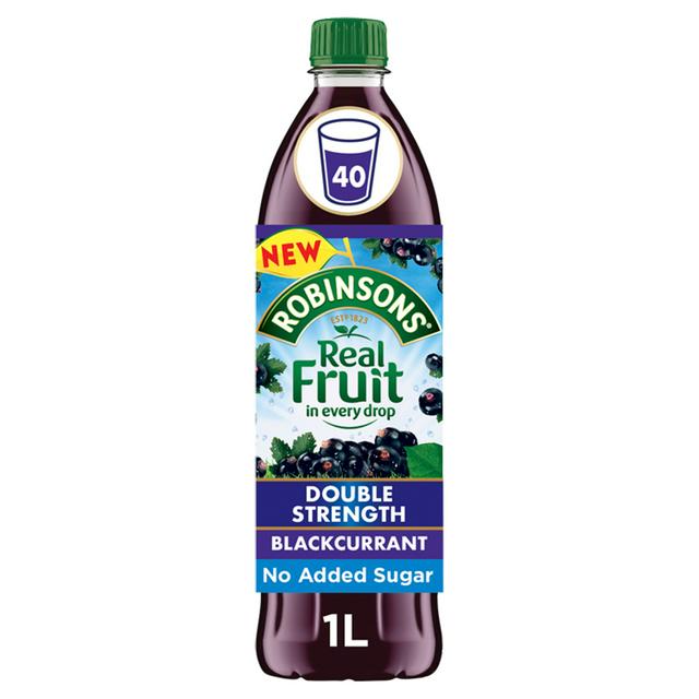 Robinsons Blackcurrant No Added Sugar Double Concentrate 1L