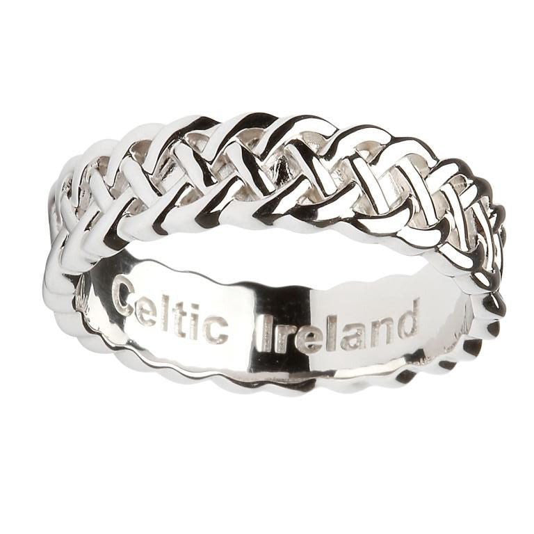 Thick Intricate Celtic Design Ring - Final Sale