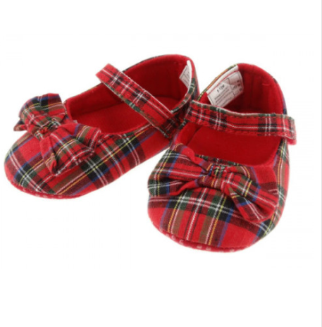 Royal Stewart Tartan Shoe with Bow