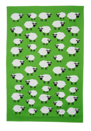 Sheep Repeat Tea Towel