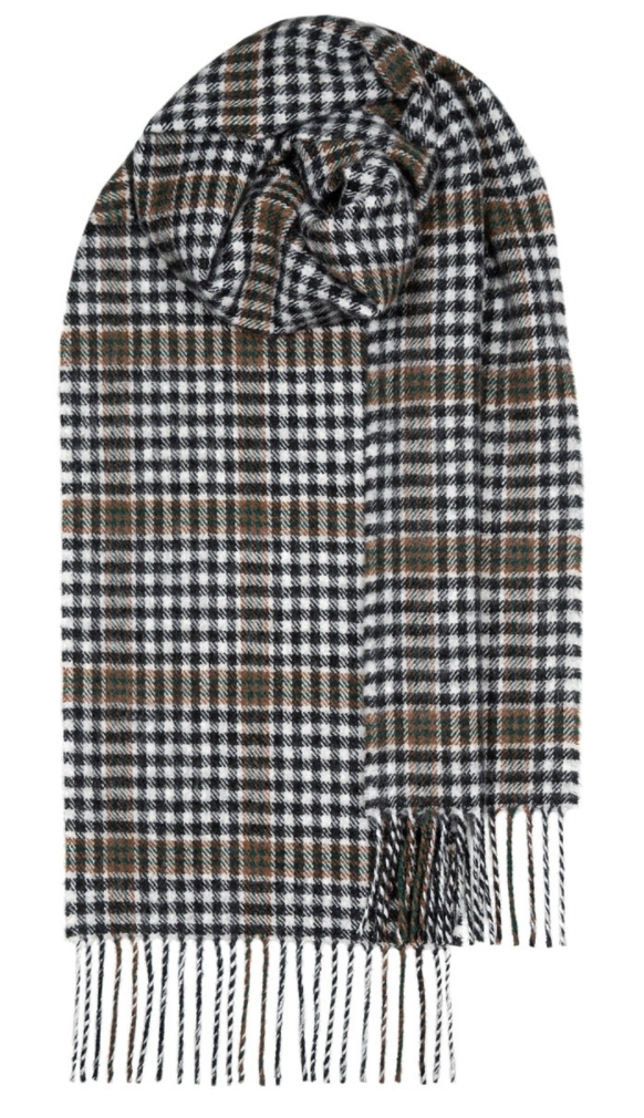 Burns Check Lambswool Scarf