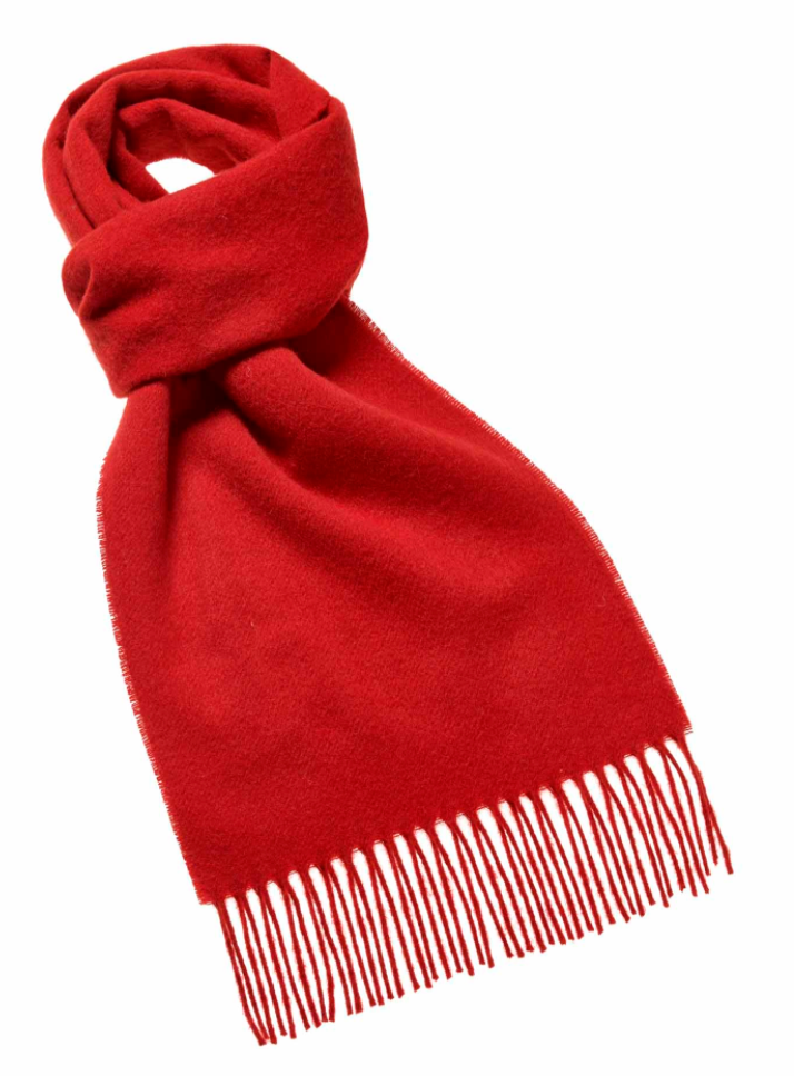 Scarlet Lambswool Scarf