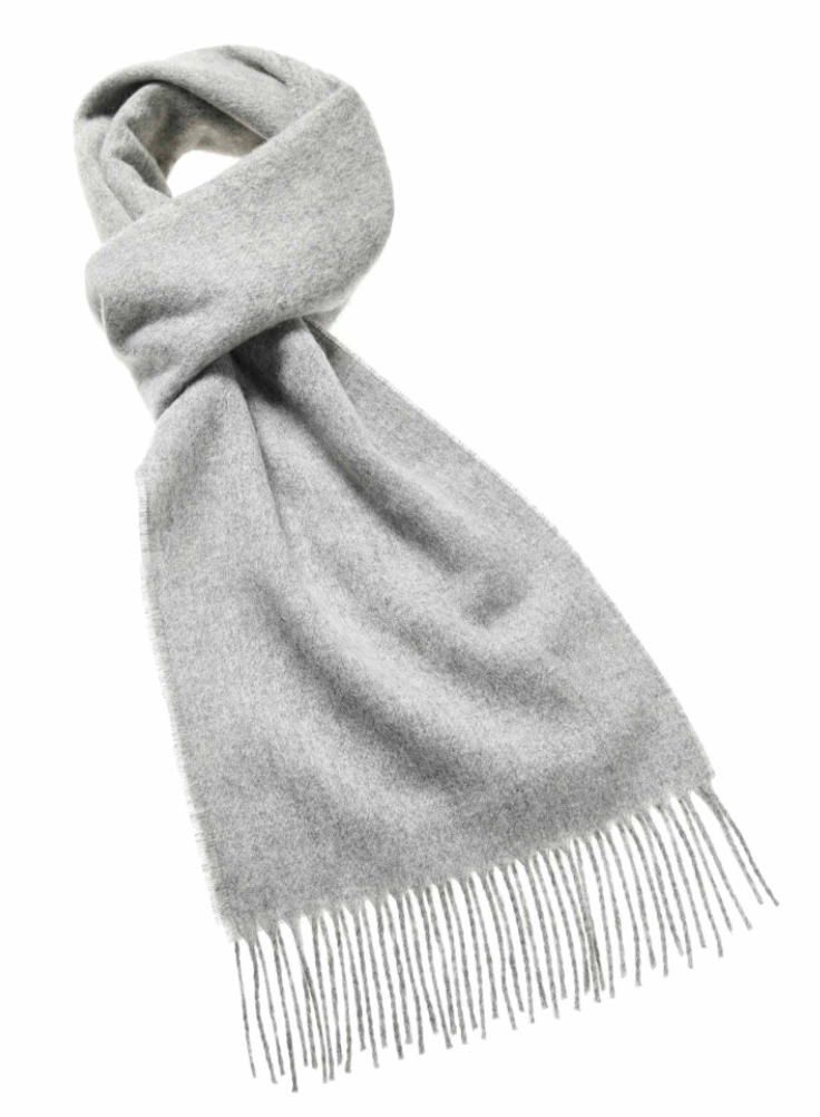 Silver Lambswool Scarf