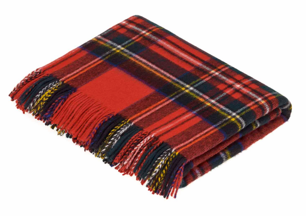 Royal Stewart Lambswool Blanket