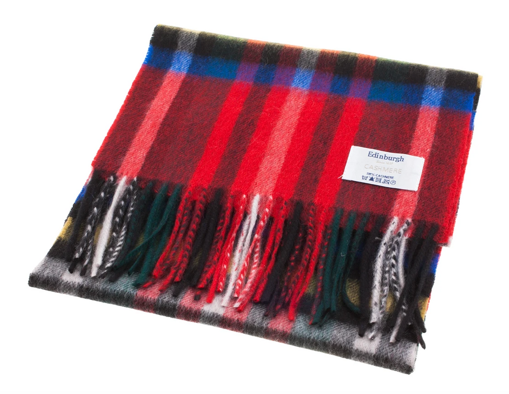 Exploded Royal Stewart Cashmere Scarf