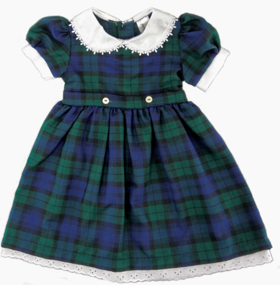 Little Girls Tartan Dress