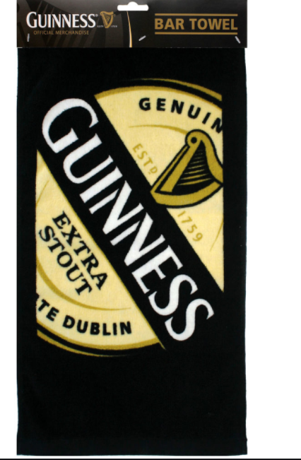 Guinness Label Bar Towel
