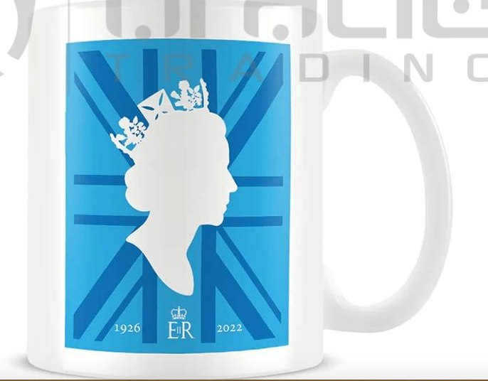 Queen Elizabeth II Silouhette Mug