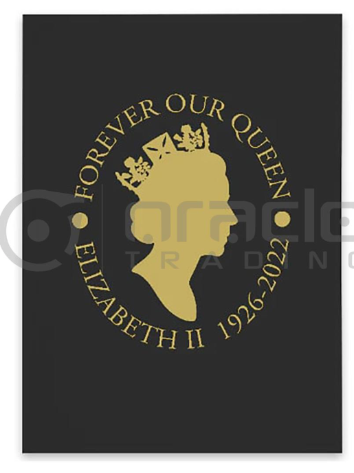 Forever Our Queen Gold/ Black Tea Towel