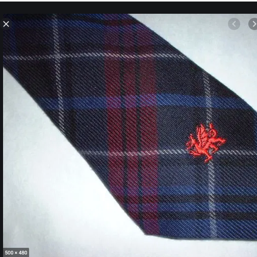 Welsh Tartan Tie