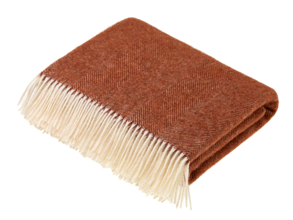Herringbone Brick Wool Blanket