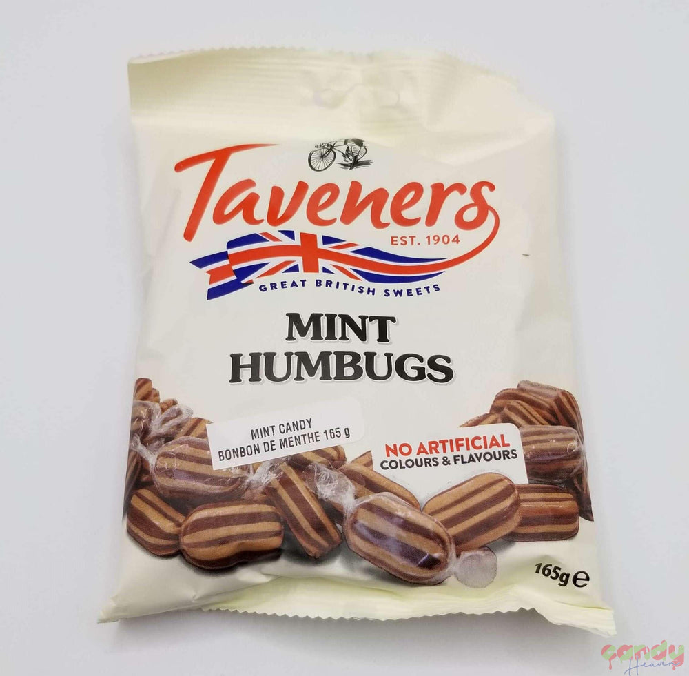 Taveners Bags Mint Humbugs 165g