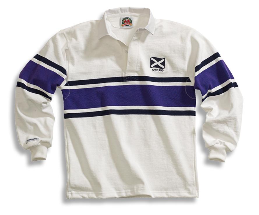 Scotland White World Rugby Shirt