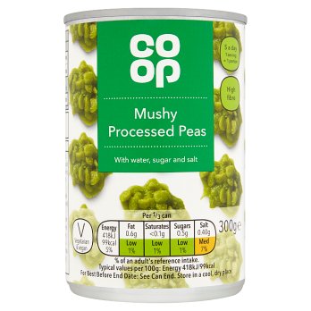 Co-op Mushy Peas 300g