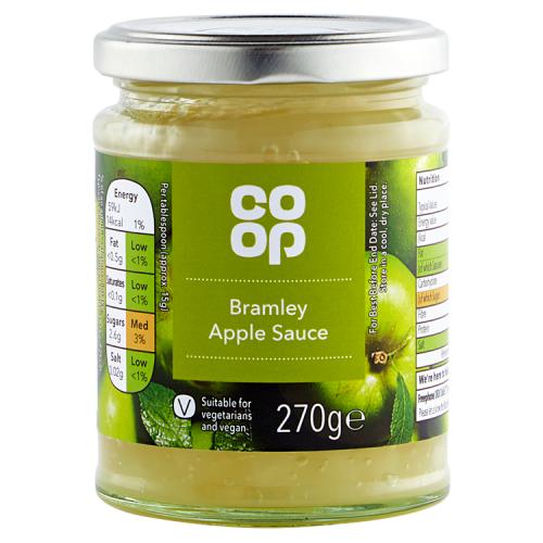 Co Op Bramley Apple Sauce
