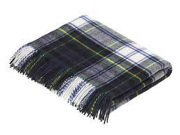 Dress Gordon Tartan Pure New Wool Blanket