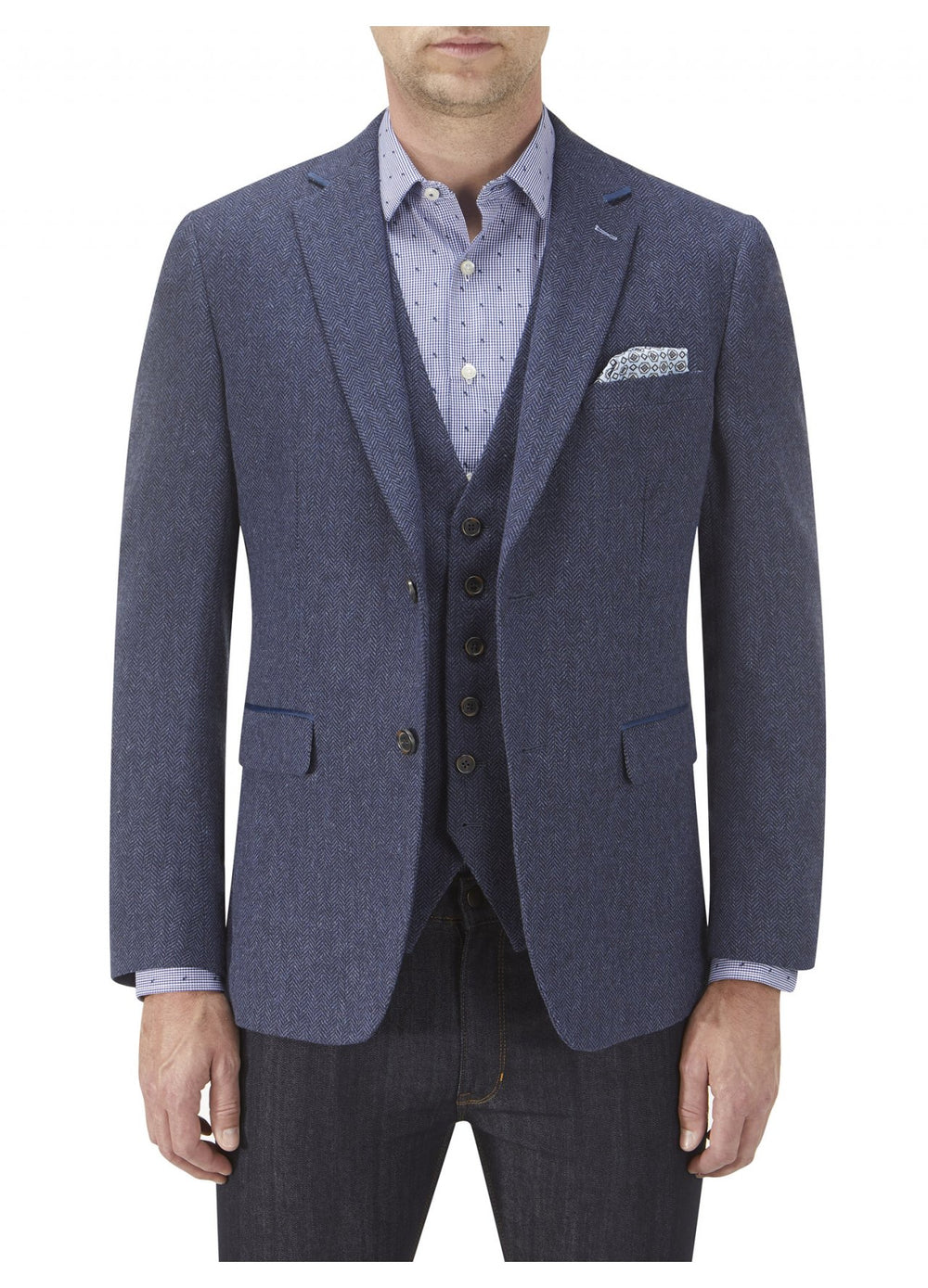 Kinloch Blue Tweed Jacket