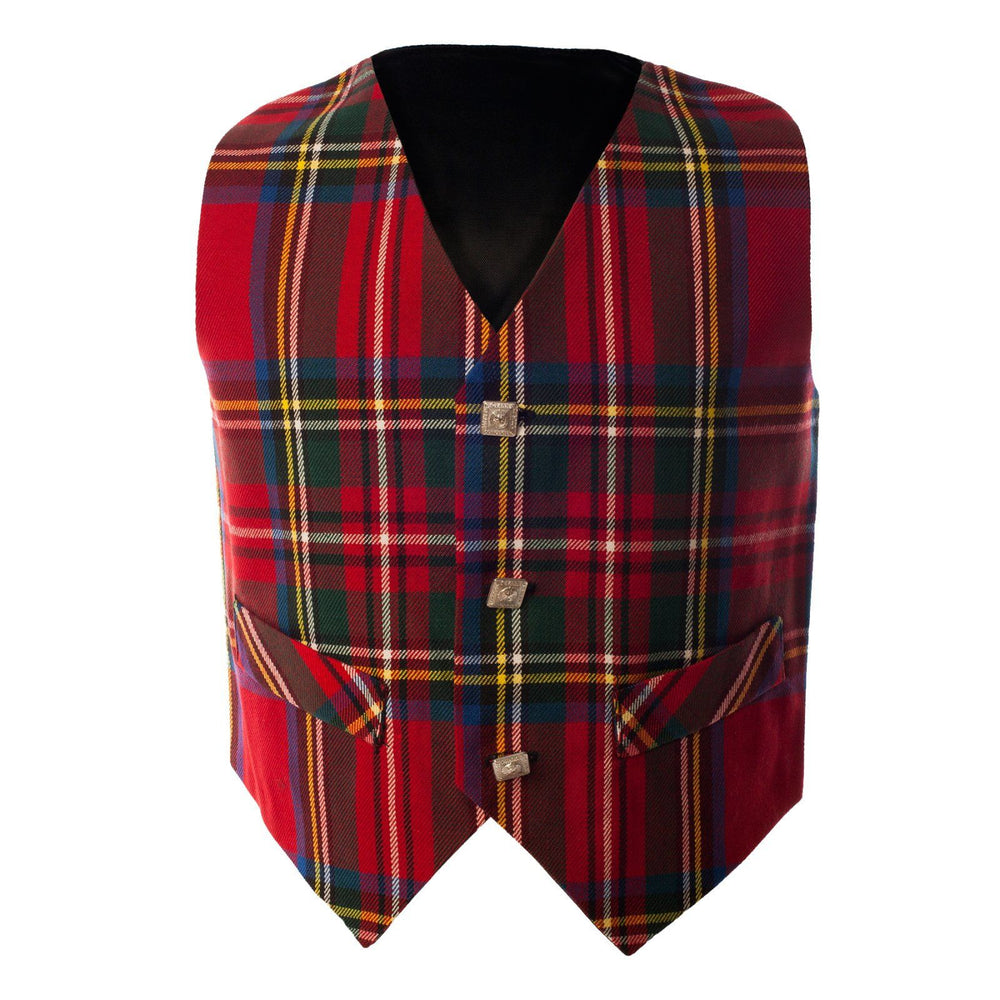 Kids Tartan Waist Coat