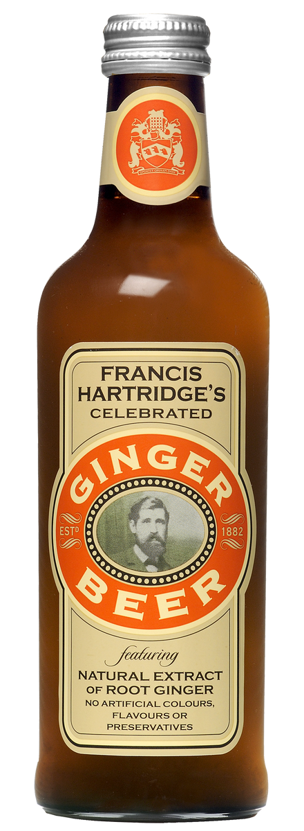 Hartridges Celebrated Traditional Ginger Beer (330ml) Glass