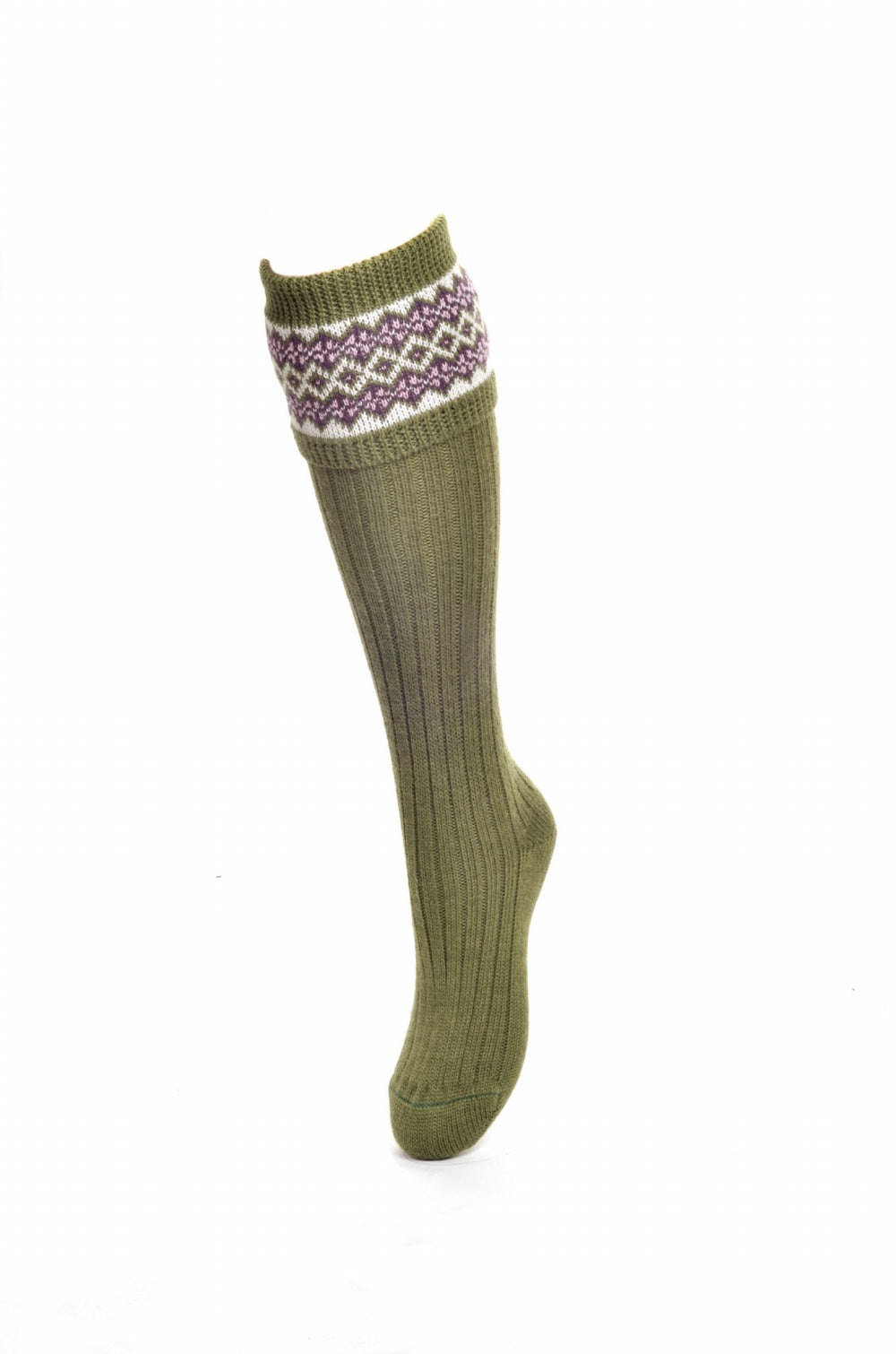 Lady Fair Isle Sock - Final Sale