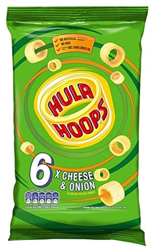 Hula Hoops Cheese and Onion 6 Pack