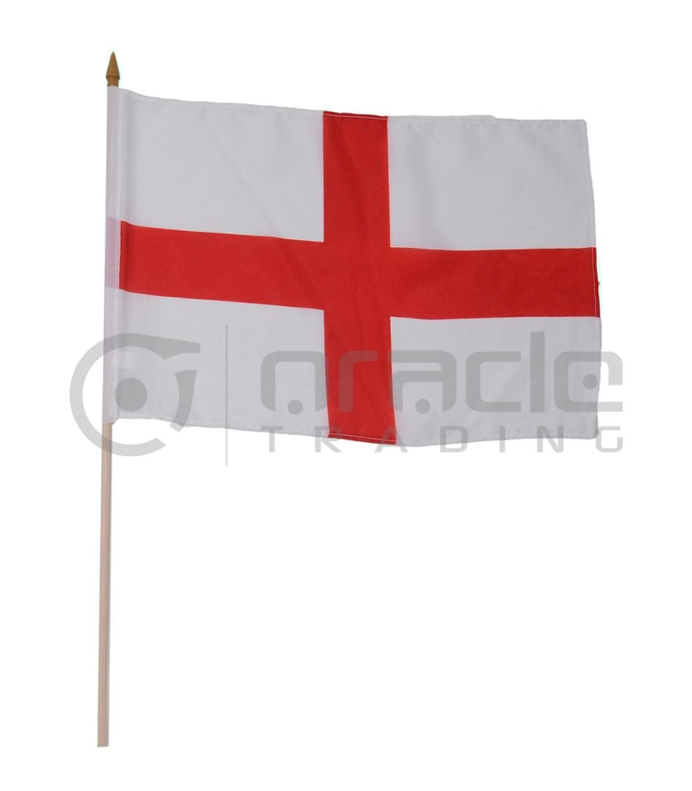 England St. George's Cross 12" x 18" Stick Flag