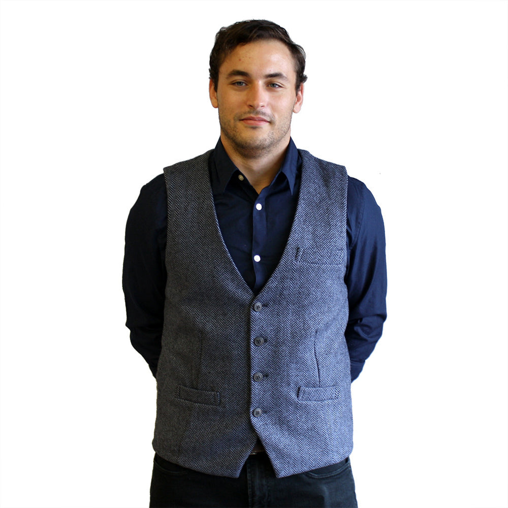 Irish Wool Tweed Vest