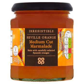 Co Op Irresistible Seville Orange Medium Cut Marmalade 340g