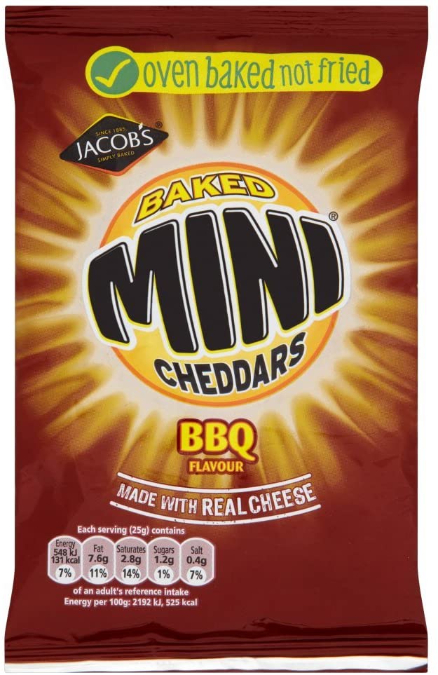 Jacobs Mini Cheddars BBQ 45g