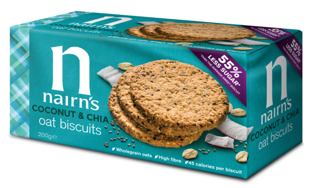 Nairn's Oat Biscuit Coconut & Chia 200g