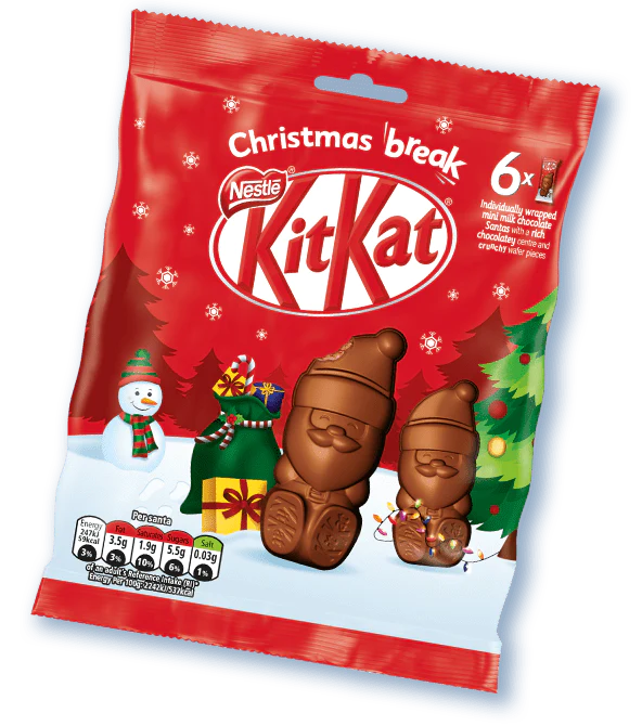 Nestle KitKat Santa Sharing Bag 55g