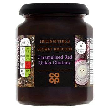 Co Op Irresistible Caramelised Red Onion Chutney 330g
