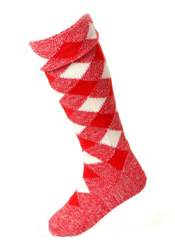 House of Cheviot Diced Kilt Hose - Final Sale