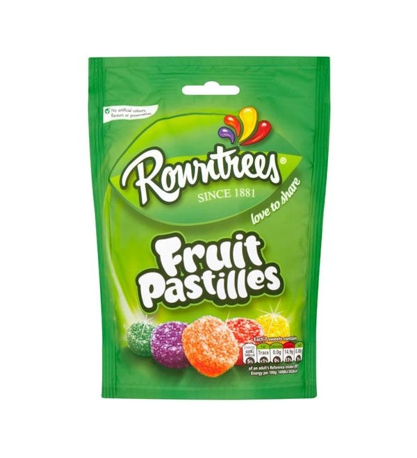 Rowntree Fruit Pastilles 114g