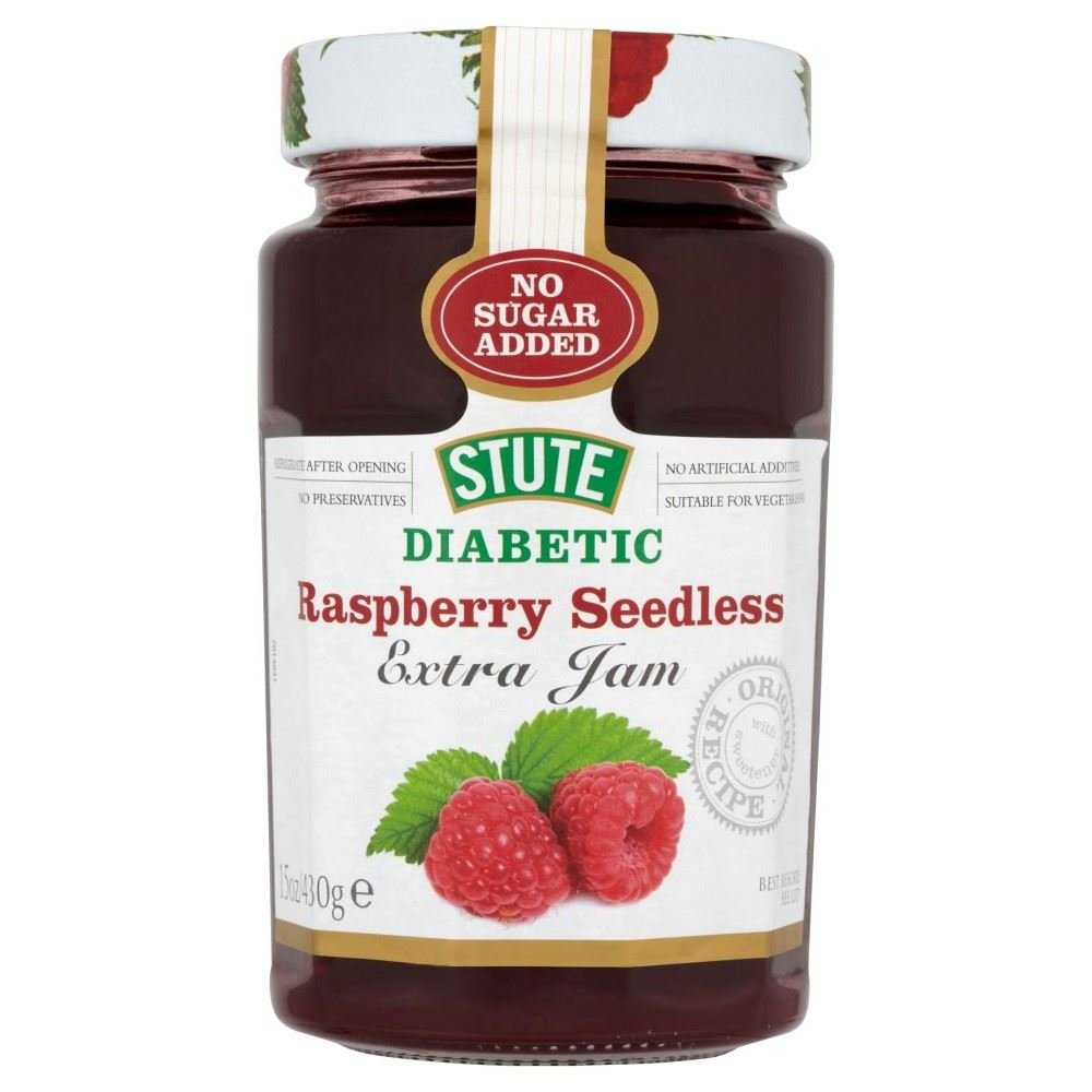 Stute Diabetic No Sugar Added Raspberry Seedless Jam