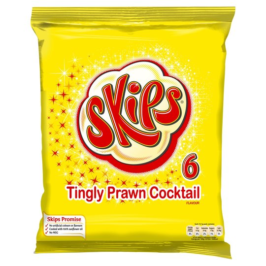 Skips Prawn Cocktail 6 Pack