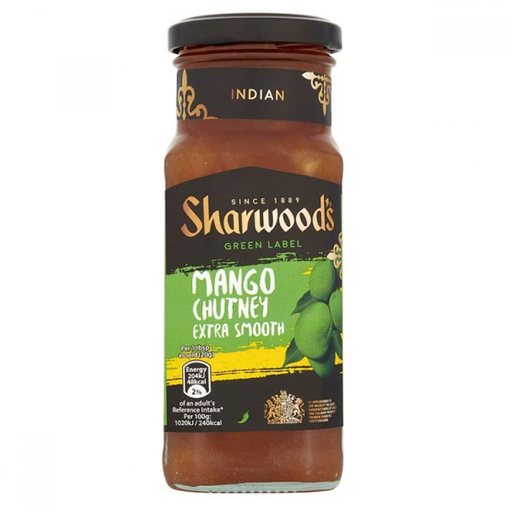 Sharwood's Green Label Extra Smooth Mango Chutney 360g