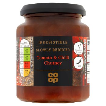 Co Op Irresistible Tomato & Chilli Chutney 310g