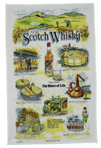 Scotch Whisky Tea Towel