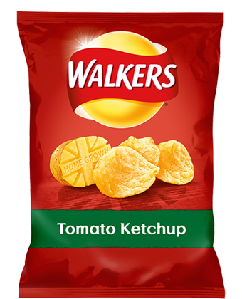 Walker's Tomato Ketchup Crisps 32.5g