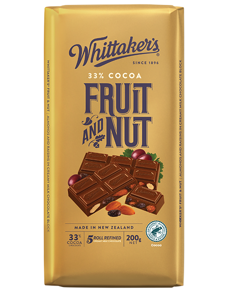 Whittaker's Fruit & Nut 200g